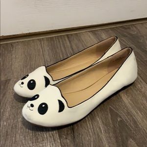 Bamboo panda loafers